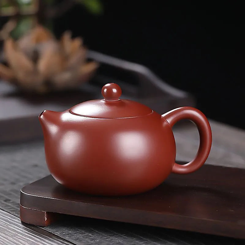 Master Wang Jinchuan Yixing Teapot – Zhuni Dahongpao Clay Xishi Gongfu Teapot