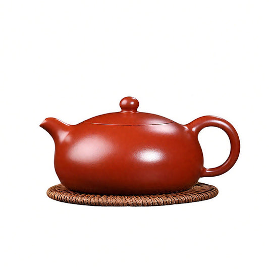Yixing Handcrafted Red Clay Purple Sand Kung Fu Teapot