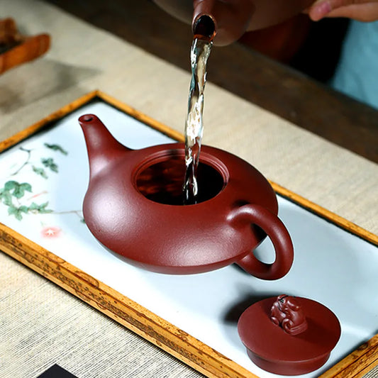 Yixing Handcrafted Purple Clay Kung Fu Chinese Teapot