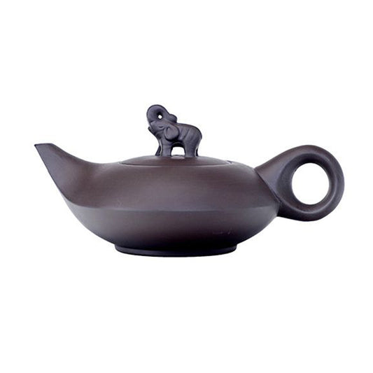 Handcrafted Yixing Zisha Teapot Auspicious Elephant