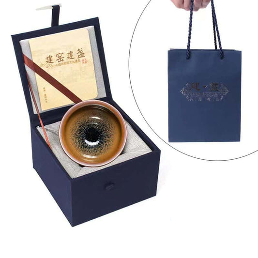 Handcrafted Song Dynasty Jianzhan Teacup Jian Kiln