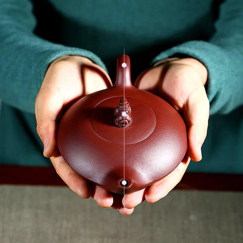 Yixing Handcrafted Purple Clay Kung Fu Chinese Teapot