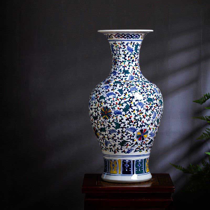 Jingdezhen Blue And White Porcelain Handcrafted Hand-Painted Vase