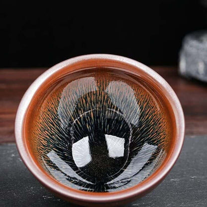 Handcrafted Song Dynasty Jianzhan Teacup Jian Kiln