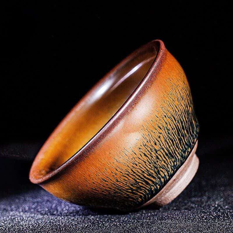 Handcrafted Song Dynasty Jianzhan Teacup Jian Kiln