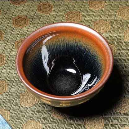 Handcrafted Song Dynasty Jianzhan Teacup Jian Kiln