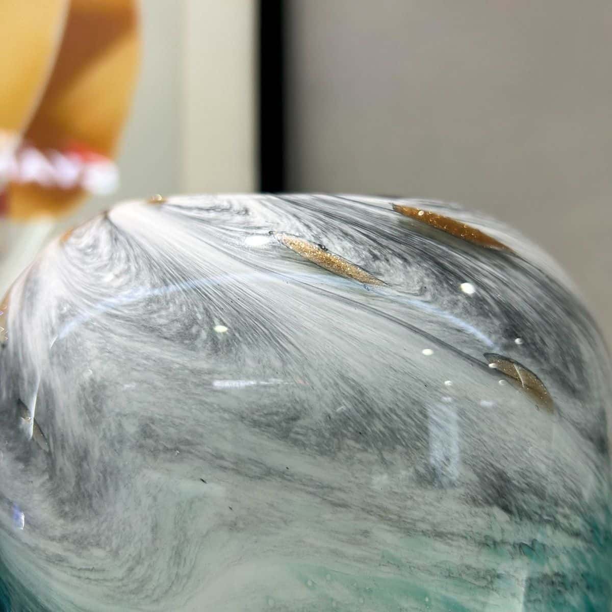 Modern Art Handmade Ink Colored Glaze Vase