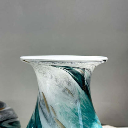 Modern Art Handmade Ink Colored Glaze Vase