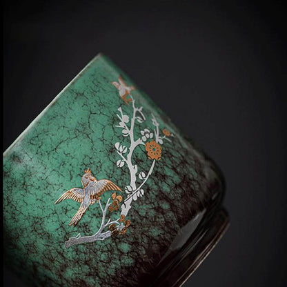 Handcrafted Wood-Fired Kiln-Transformed Ceramic Teacup Jianzhan Cup