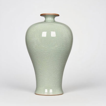 Jingdezhen Celadon Vase Ice-Crackle Pattern