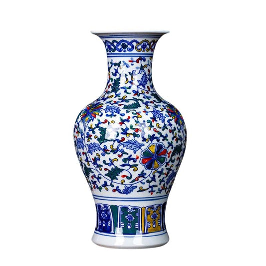 Jingdezhen Blue And White Porcelain Handcrafted Hand-Painted Vase