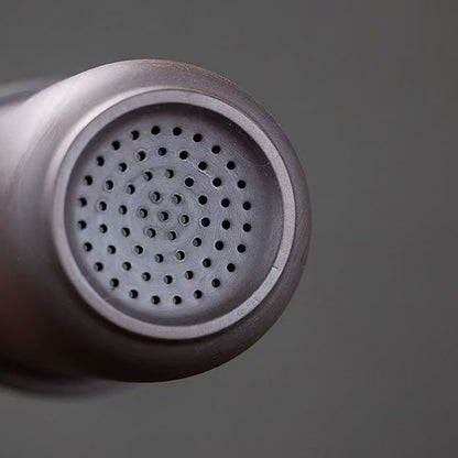 Handcrafted Yixing Color-Changing Dragon & Phoenix Travel Tea Set