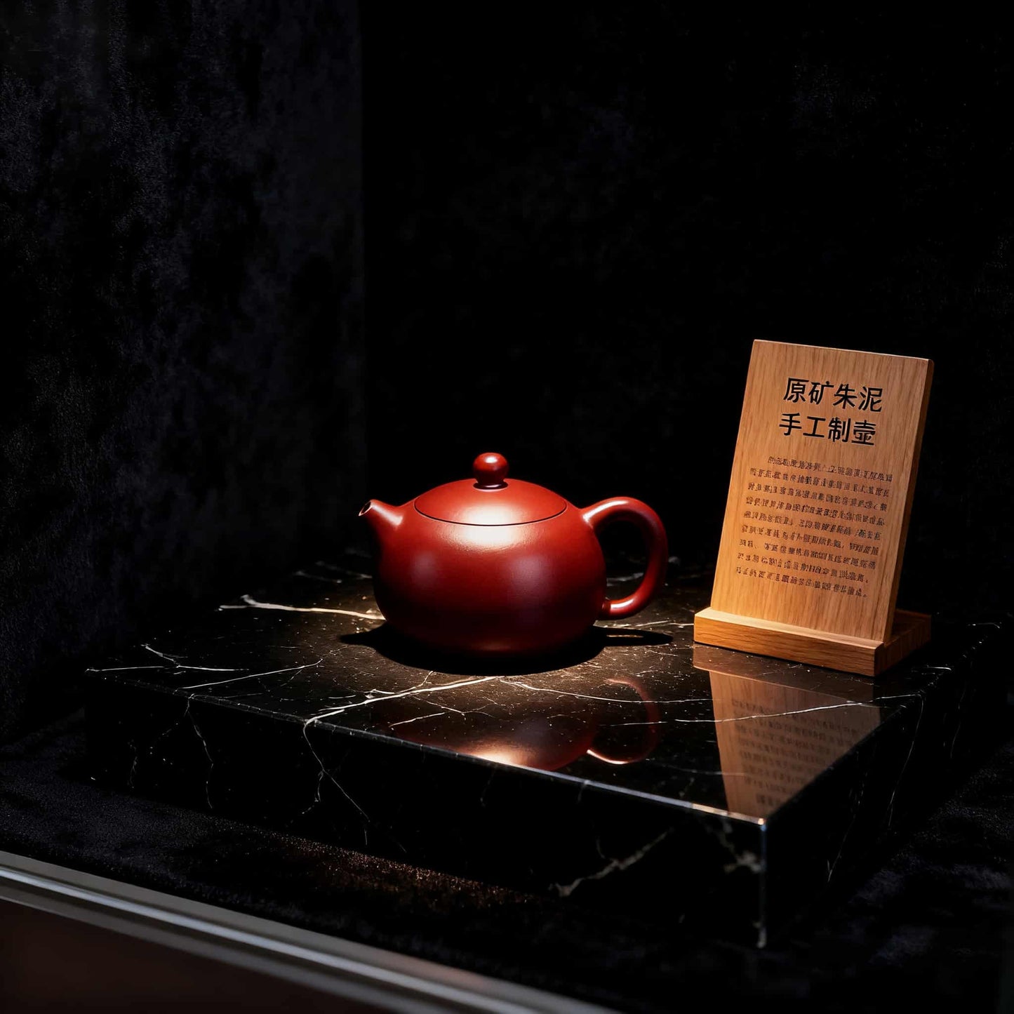 Master Wang Jinchuan Yixing Teapot – Zhuni Dahongpao Clay Xishi Gongfu Teapot