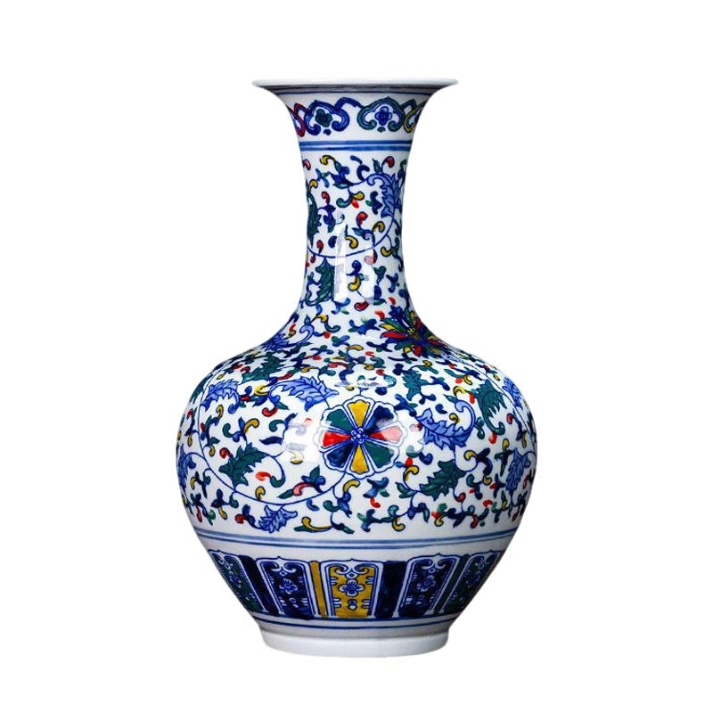 Jingdezhen Blue And White Porcelain Handcrafted Hand-Painted Vase