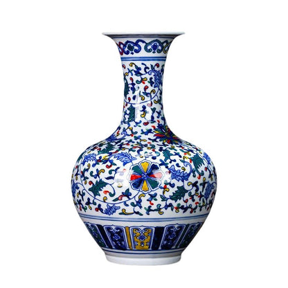 Jingdezhen Blue And White Porcelain Handcrafted Hand-Painted Vase