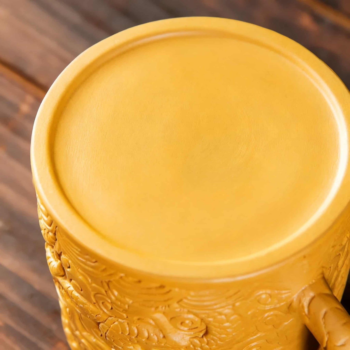 Handcrafted Yixing Zisha Teapot – Golden Duan Clay Gongfu Tea Set Large Capacity