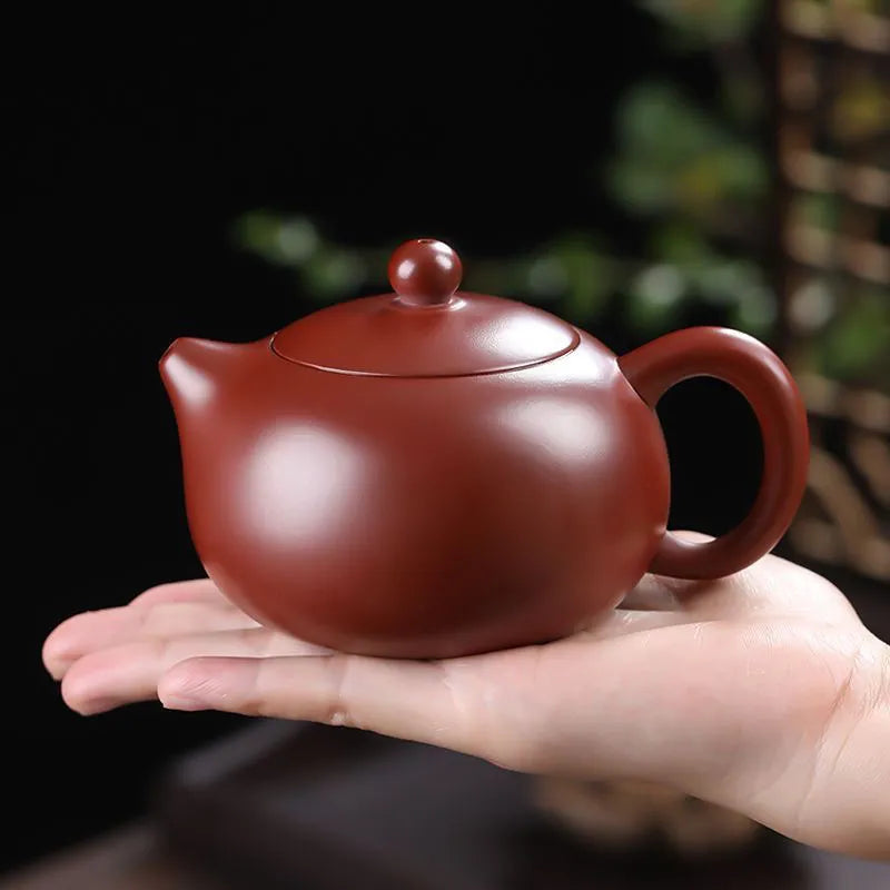 Master Wang Jinchuan Yixing Teapot – Zhuni Dahongpao Clay Xishi Gongfu Teapot