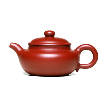 Yixing Handcrafted Purple Sand Red Clay Kung Fu Teapot
