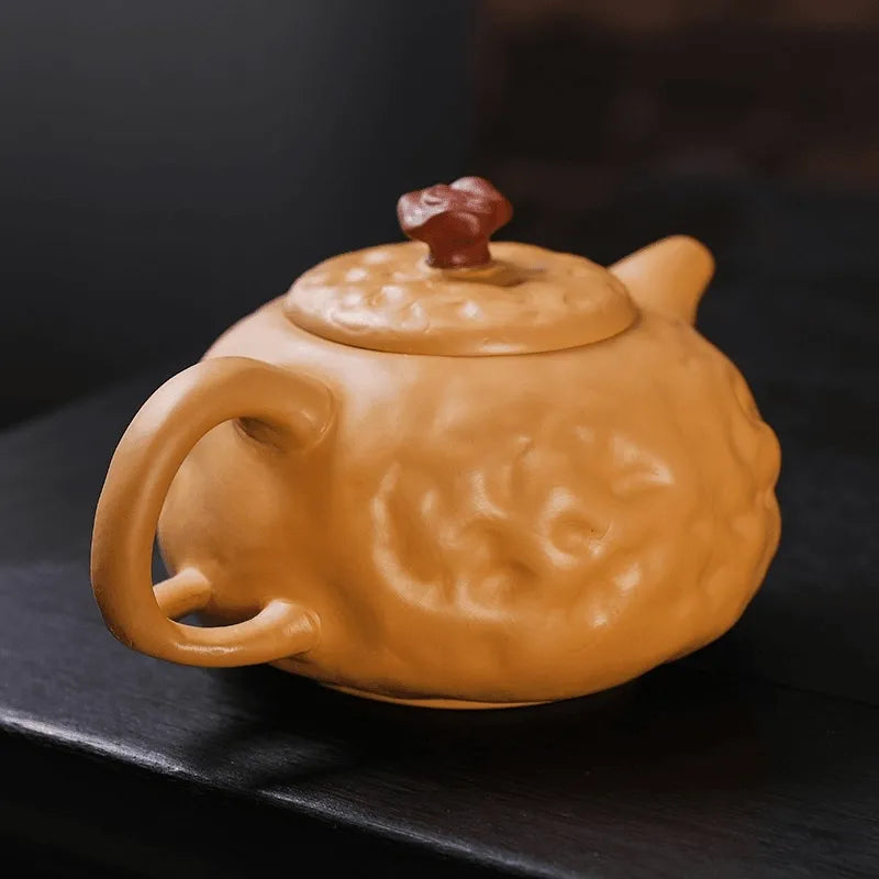 Handcrafted Gongchun Teapot Bodhidharma Duan Clay Purple Clay